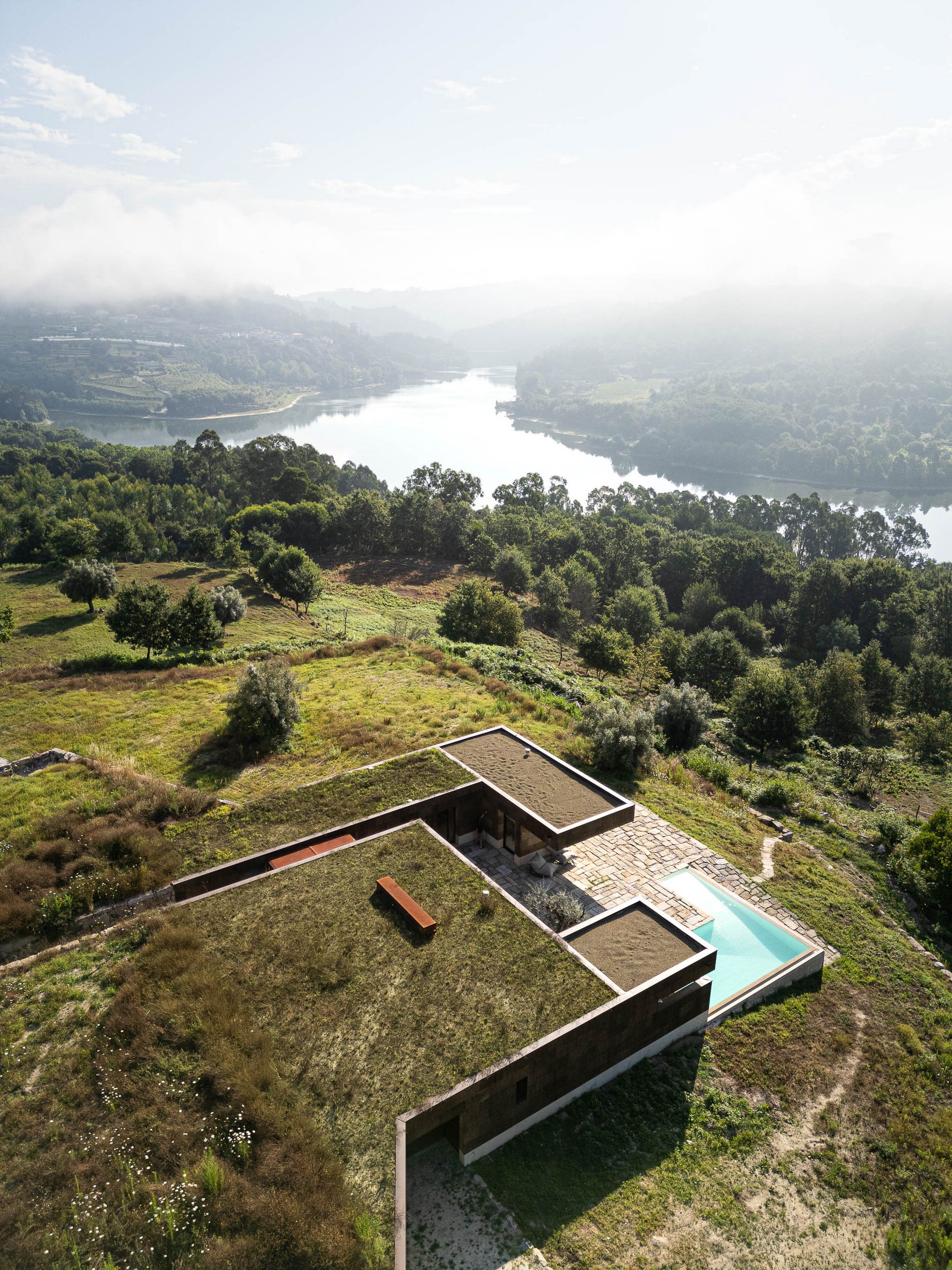 Casa da Levada — vista sobre o rio Tâmega